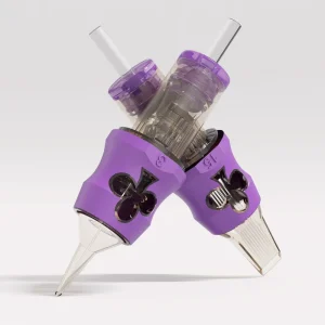 Purple Disposable Tattoo Needle Cartridge Professional Supplies PC 304 Stainless Steel CE ISO13485 TUV Certified