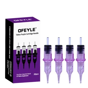 Purple Disposable Tattoo Permanent Makeup PMU Cartridge Needle