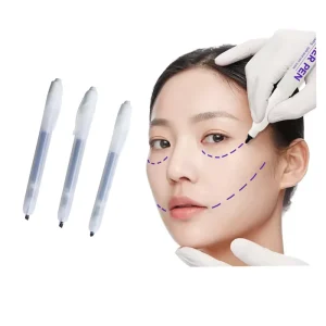 Purple Retractable Head Sterile Tattoo Skin Marker Set Surgical Art Markers Packaging