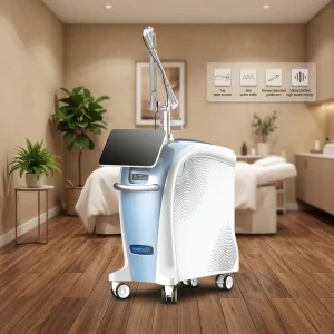 Q Switch Nd Yag Adjustable Spot Size Eyebrow Lip Tattoo Washing Pigment Correction Carbon Facial Beauty Machine