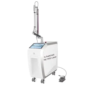 Q Switched Nd YAG Laser All Tattoo Inks Removal Carbon Facial Peel Skin Rejuvenation Hyperpigmentation Reduction