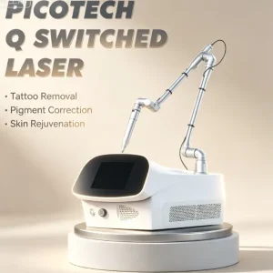 Q Switched Nd YAG Laser Machine Tattoo Removal Pigment Freckle Removal Skin Whitening Beauty Salon Equipment