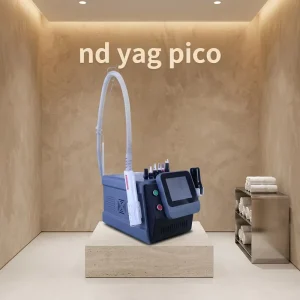Q-switched Nd Yag Laser Machine 1064nm 532nm Tattoo Removal Equipment Pico Second ND:YAG Laser Carbon Peeling Face Clean Brush