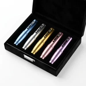 Quelle Custom QL-M2-E500 Wireless Aircraft Aluminum Permanent Makeup Pen Permanent Makeup Machine with Digital Display