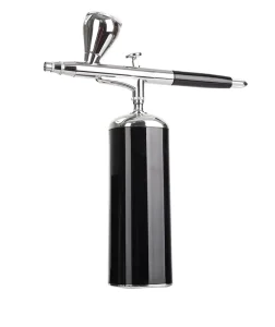 Quick Connect Double Action Copper Piston Rechargeable Airbrush Kit Adjustable Speed 15 35psi Easy to Install Mini Compressor