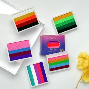 Quick-Dry Water-based Face Body Painting 12 Color Washable Rainbow Split Cake Face Paint