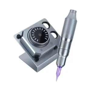 Quiet Low Vibration Digital Permanent Makeup Machine With Storage Slots For Tattoo Pen Pigment Cup