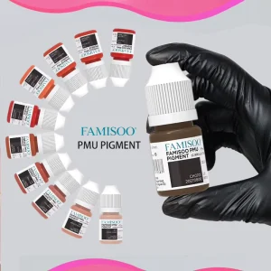 REACH Certified 5ML Professional Permanent Makeup Pigment High Saturation Tattoo Ink for PMU Eyebrows Lips & Eyeliner Training