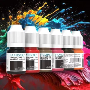 REACH Certified 5ML Professional Semi Permanent Makeup Pigment High Saturation Tattoo Ink PMU Eyebrows Lips Eyeliner Training