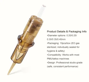 RL RLLT RS Permanent Makeup Cartridge Needles for Lip Powder, Blusher and Nano Eyebrow Pencil