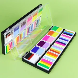 Rainbow Art Body Painting Supplies Facepaint Set Professional for Kid Children Painting Kit Body and Face Paint Palette