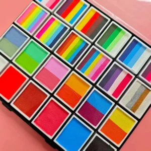 Rainbow Body Painting Kit Factory Supply Vivid Face Paint for Children