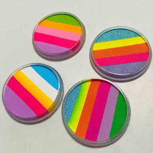Rainbow Multi Color Natural Plant Safe Non Toxic Children’s Body Paint Palette Party Festival Cosplay Face Painting Kits Makeup