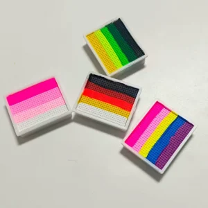 Rainbow Natural Plant Facepaint for Body Halloween Makeup