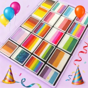 Rainbow Non Toxic Body Painting Supplies Kits Customized Safe Pigment Natural Plants Festival Party Event Color Kits Safe