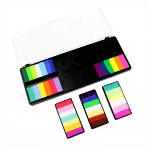 Rainbow Split Colors Non-Toxic Skin-Friendly Face Body Paint Palette Refill 10g Single Pot Water-Based Children