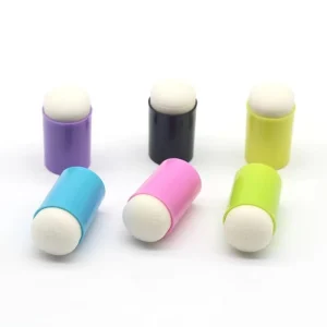 Rainbow Split Finger Sponge Face Paint Palette Kids Makeup Cosplay Halloween Party Body Paint Skin Harmless Customized Colors