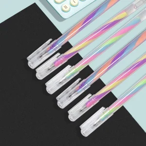 Rainbow Tattoo Gel Pens 3 Colors Brow Lip Skin Mapping Tools Eyebrow PMU Microblading Permanent Makeup Outline Marker Pen
