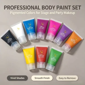 Ready To Use No Water Activation 30ml Water Based Face Body Paint Tube Washable Creamy Body Art Paint