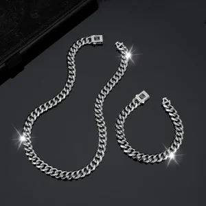 Ready to Stock New Fashion Retail Store Supply Micro Paved Crystal Hip Hop Cuban Chain Gold Plated Body Jewelry