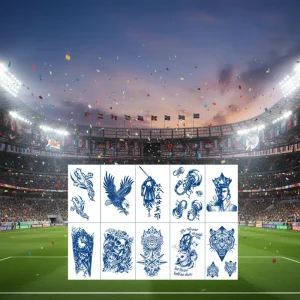 Realistic Long lasting Arm Temporary and Semi Permanent Tattoo Stickers New Design Multiple Patterns Non Toxic