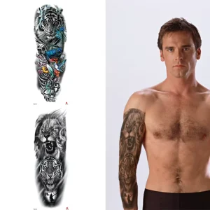 Realistic Stickers New Long lasting Water Transfer Men’s and Women’s Tattoo Stickers Custom Temporary Tattoo Printed Tattoo