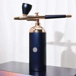 Rechargeable Airbrush Makeup Kit 25psi Air Brush Spray Gun for Salon Skin Rejuvenation