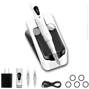 Rechargeable Digital PMU & MTS Machine Microblading Device Tattoo Pen for Eyebrow Lip Small Tattoo Permanent Makeup