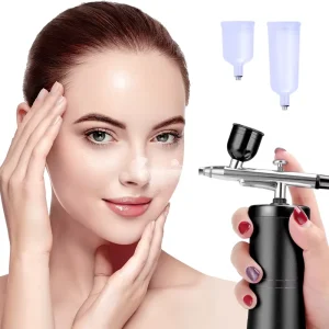 Rechargeable High Pressure Air Brush Gun Set Cordless Airbrush Kit for Nail Art Makeup