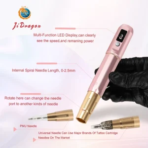 Rechargeable Professional Tattoo Gun With Dual Head
