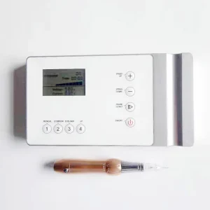 Rechargeable Stainless Steel Permanent Makeup Tattoo Machine SR PMM001 for Eyebrow Lip Rotary Pen MTS System