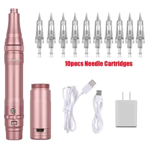 Rechargeable Wireless Tattoo Pen Machine Electric Tattoo Gun Rotary Tattoo Pen Permanent Makeup Eyebrow Machine