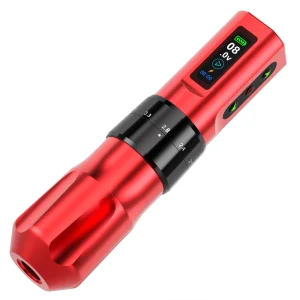Recording Time Function Permanent Tattoo Machine Pen V78 Adjustable Stroke 2.0 4.2MM Replace Battery Wireless Coreless Motor