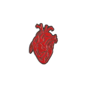Red Heart Enamel Pin Body Organ Brooch Badge Love Metal Sweater Hat Lapel Clothes Jewelry Men Women Gift Accessories
