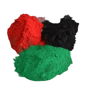 Red or Black or Green Wrought Iron Table Outdoor Thermosetting Spray Polyester Powder Coating Non-toxic Furniture Paint