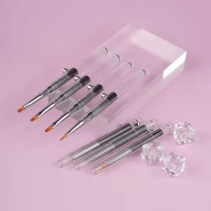 Replaceable Hair Shape Retractable Interchangeable Brush Nail Art Brush