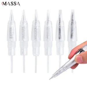 Replacement Tattoo Cartridge Needles Screw Mouth Stainless Steel D1R 1R 3R 5R 5F 7F Tattoo Needle