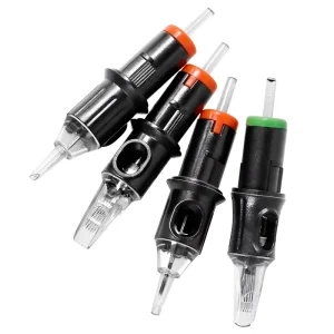 Replacement Tattoo Needle Cartridges 0.35mm Makeup Needle with Tubes Cartridge RL RM RS M1 Tattoo Needles