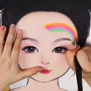 Reusable Face Painting Practice Board Face Paint Template for Body Painting