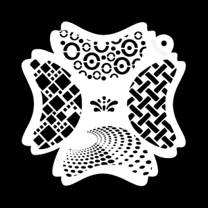 Reusable Face Painting Stencils Temporary Tattoos Body Paint Stencils Templates for Temporary Tattoos and Body Paints