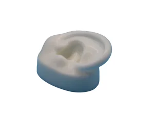Reusable Silicone Ear Model 3D Anatomical Simulation for Medical School ENT Clinic Cosmetic Injection Training