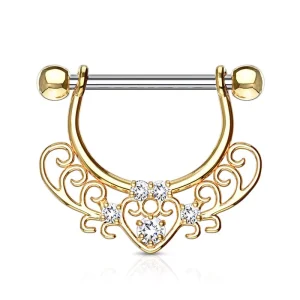 Rhinestone Jewelled Nipple Jewelry