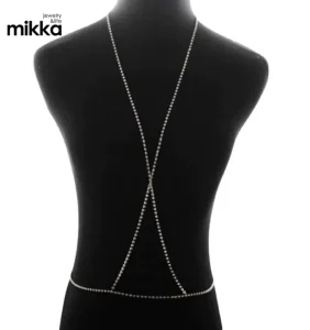 Rhinestone Women Body Chain Sexy Joker Nightclub Fashion Show Jewelry