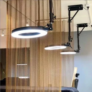 Ring Light 21 Inch Wall Mount Bracket Ceiling Led Floor Lamp for Lash Nails Tattoo Makeup