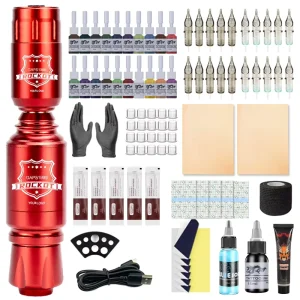 Rocket Tattoo Machine Complete Set Wireless Beginner Tattoo Kit with Inks Tattoo Pen Machine Kit