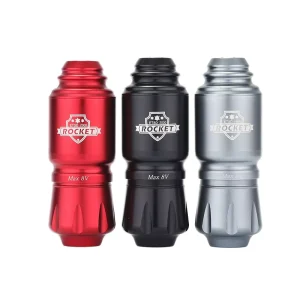 Rocket Tattoo Machine Gun Body Tattoo Machine Permanent Stainless Steel Cartridge Needles