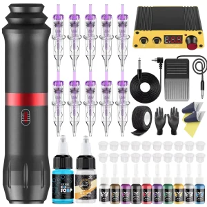 Rocket V6 Tattoo Pen Set All-in-One Tattoo Machine Tattoo Kit