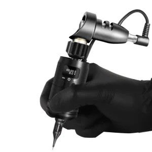 Rotary Cartridge Tattoo Machine Gun Kit With 1600mAh RCA Interface 34mm Wireless Tattoo Battery Grip