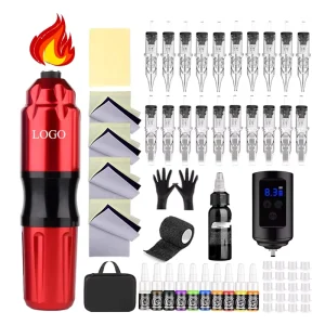 Rotary Tattoo Pen Kit Eyebrow Lip Eyeliner for PMU Gun with Tattoo Needle Permanent Feature