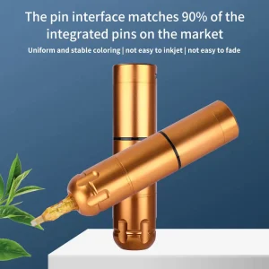 Rotary Tattoo Pen Machine Wireless Rechargeable Battery Electric Function Aluminum Alloy Body Disposable Needles Powerful Motor